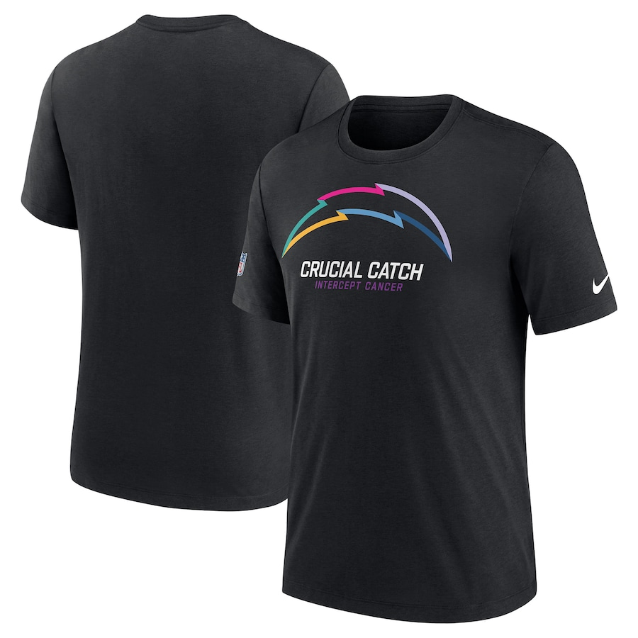 Men Los Angeles Chargers 2024 Nike NFL black T shirts